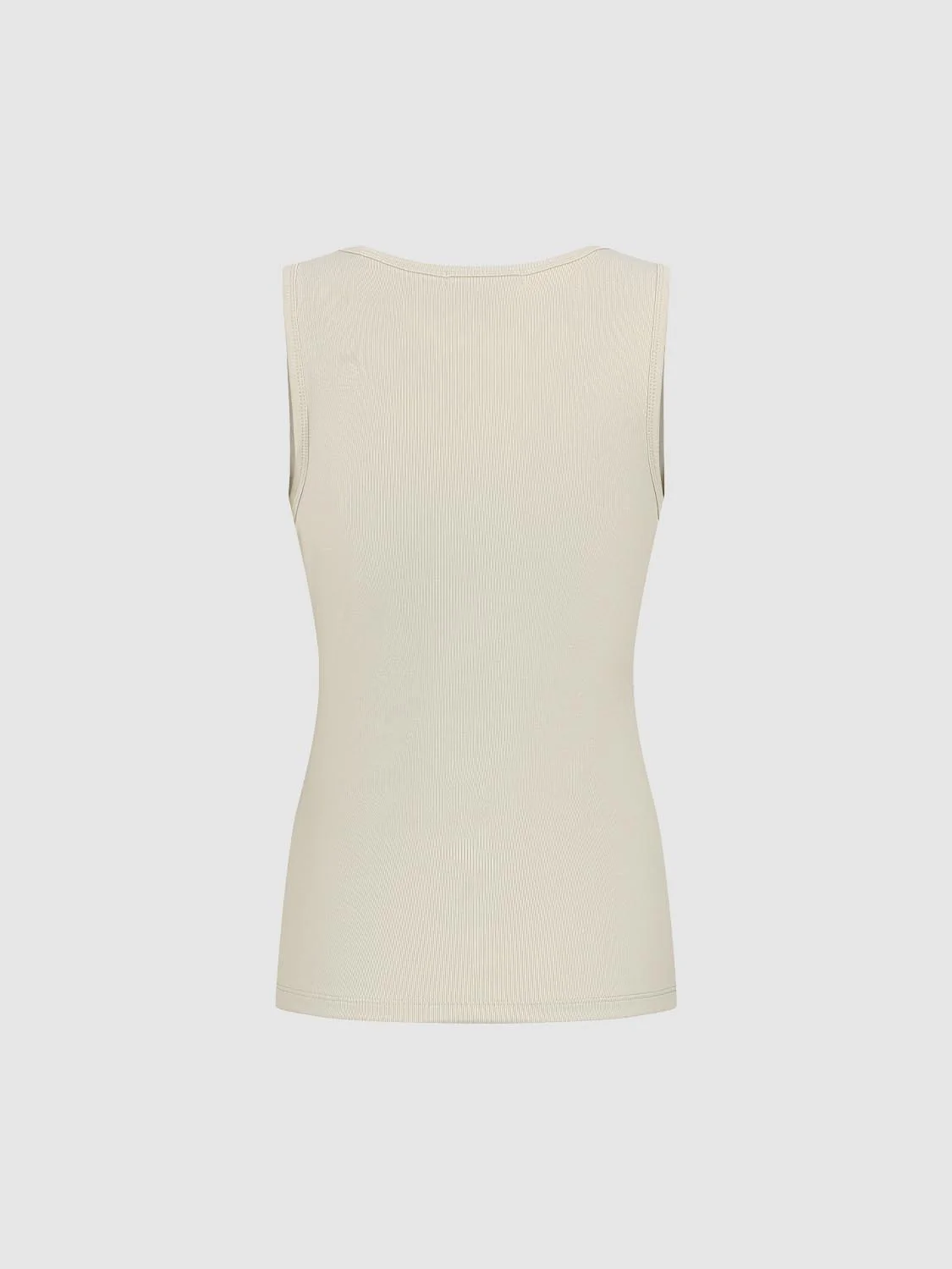 Scoop Neck Skinny Fit Tank Tops - Image 5