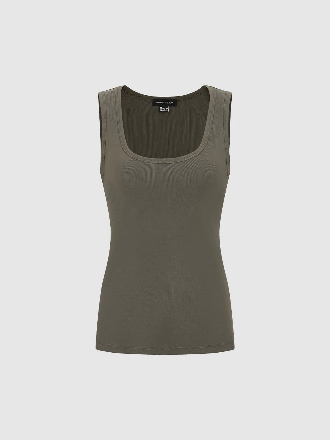 Scoop Neck Skinny Fit Tank Tops - Image 7
