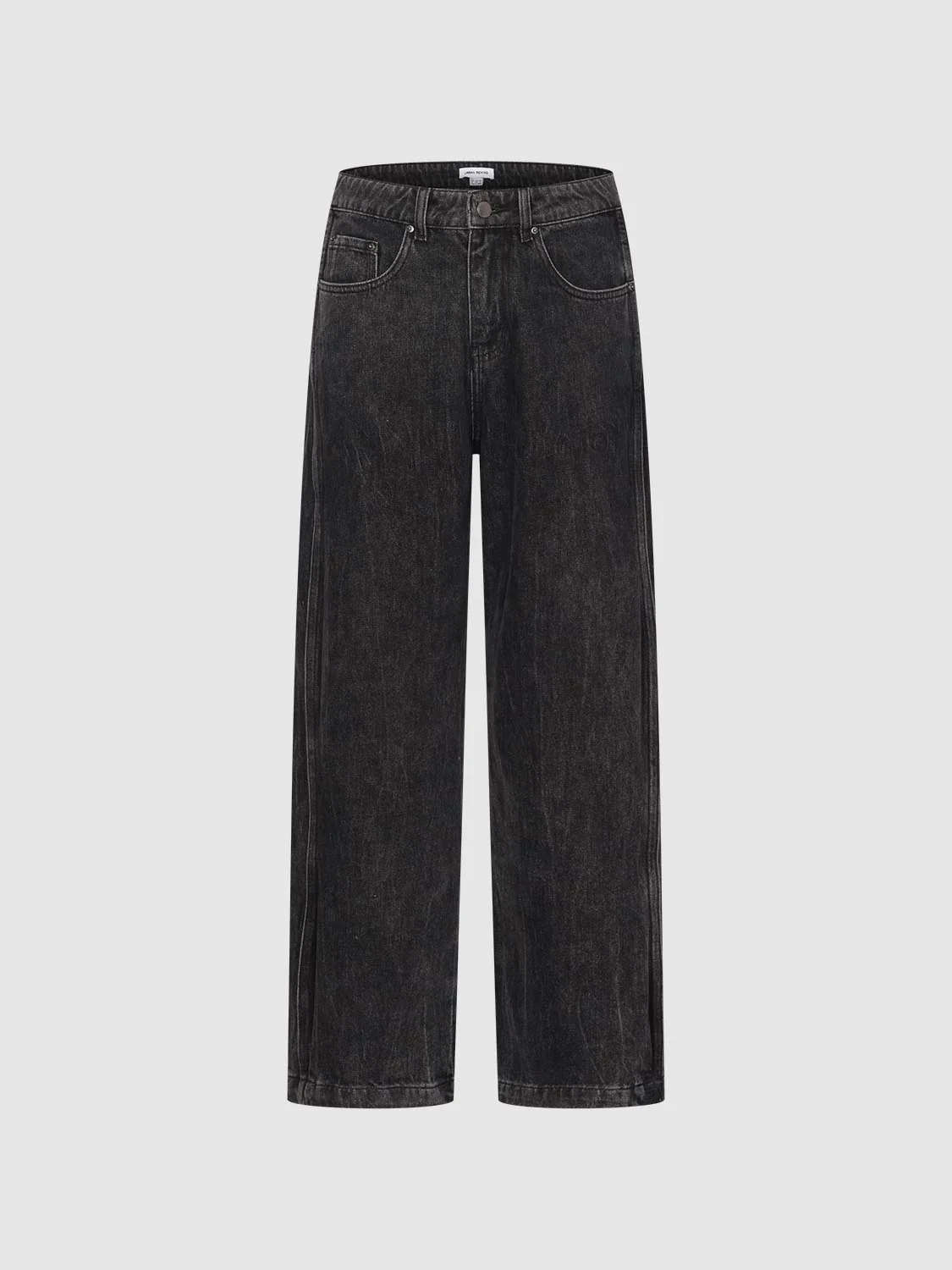 Seamed Wide Leg Jeans - Image 2