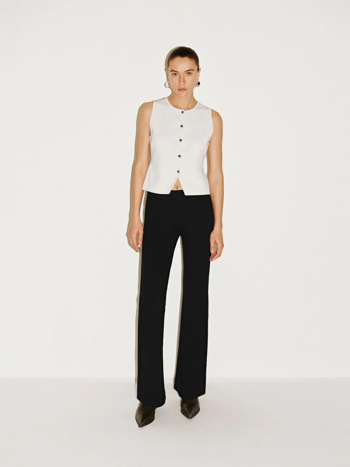 Skinny Flare Leg Pants - Image 6
