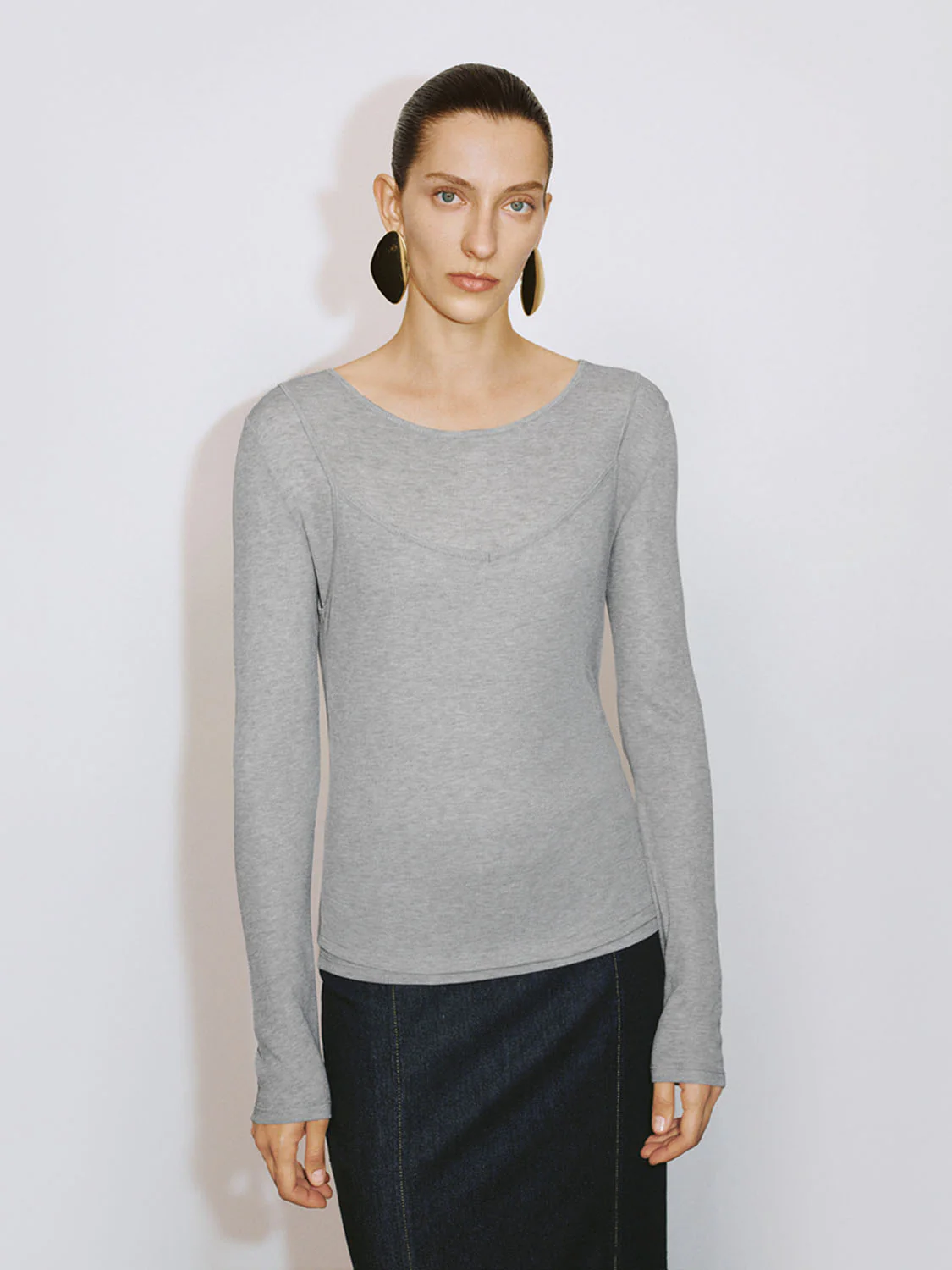 Skinny Long Sleeve T-Shirts - Image 27