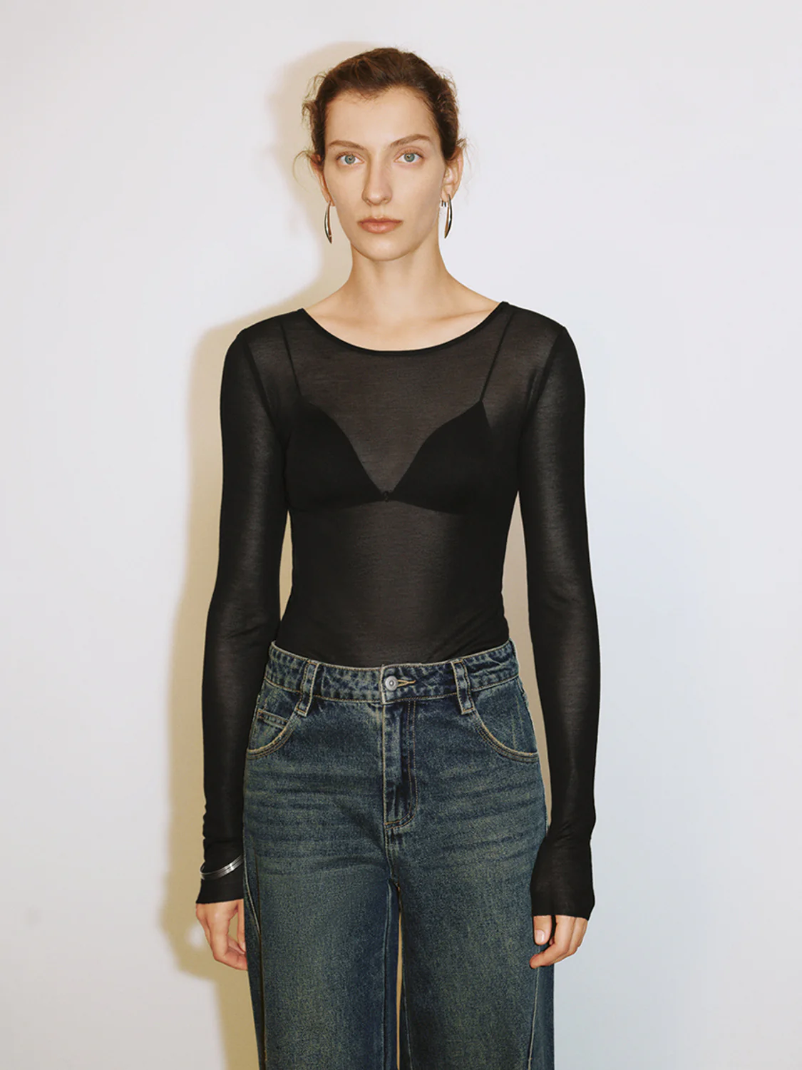 Skinny Long Sleeve T-Shirts - Image 19
