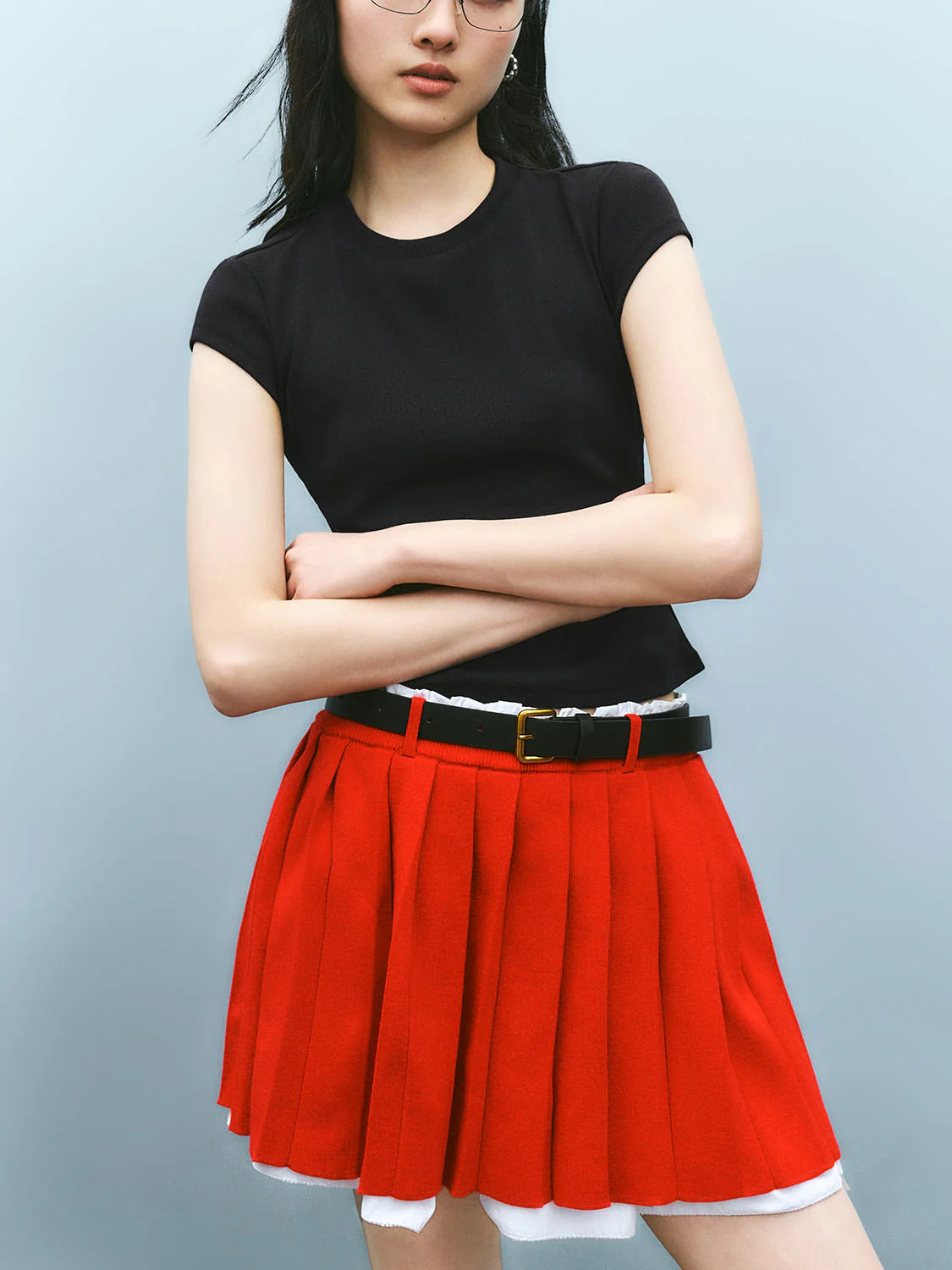Skinny Short Sleeve T-Shirts - Image 31