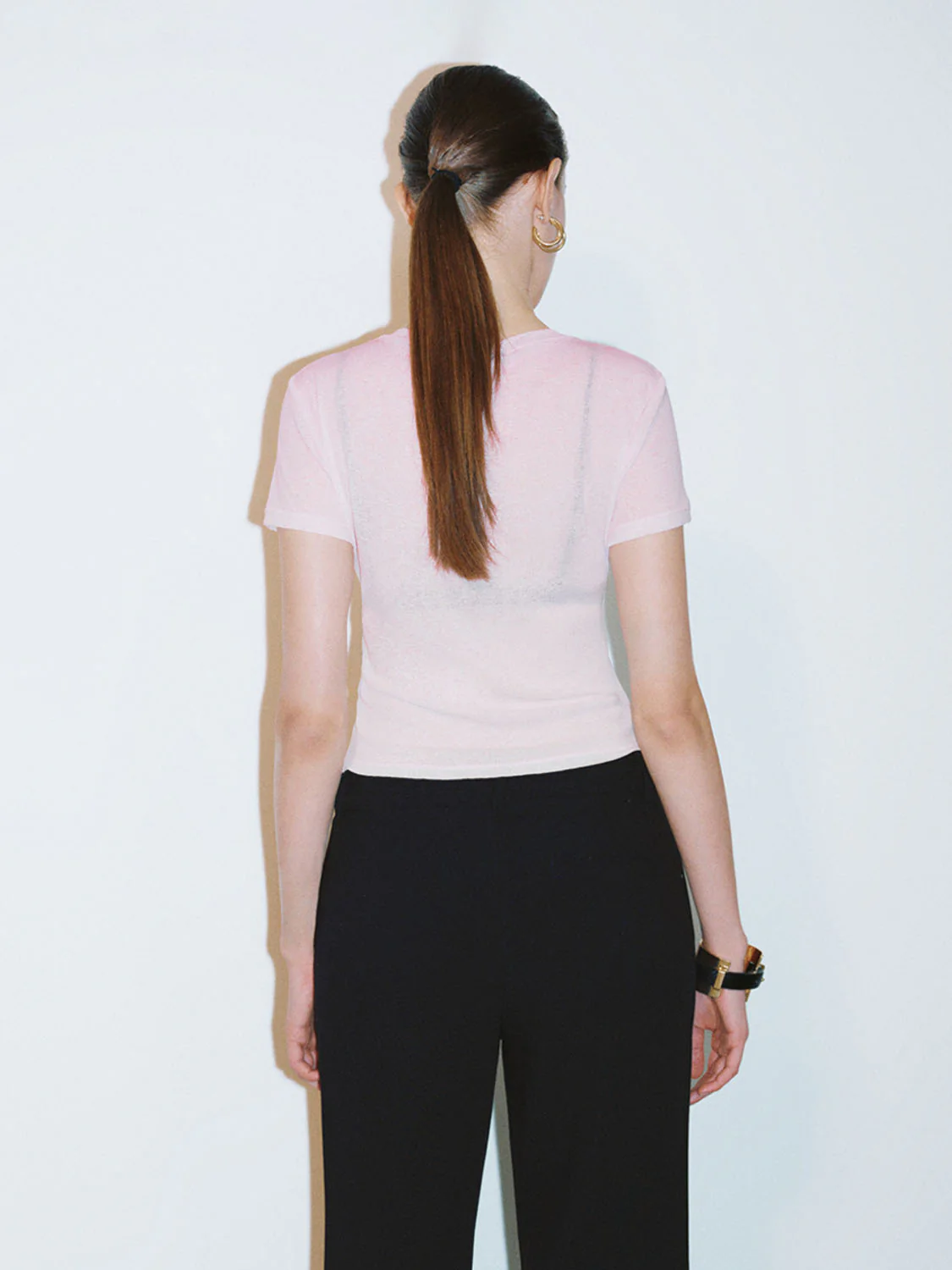 Skinny Short Sleeve T-Shirts - Image 3