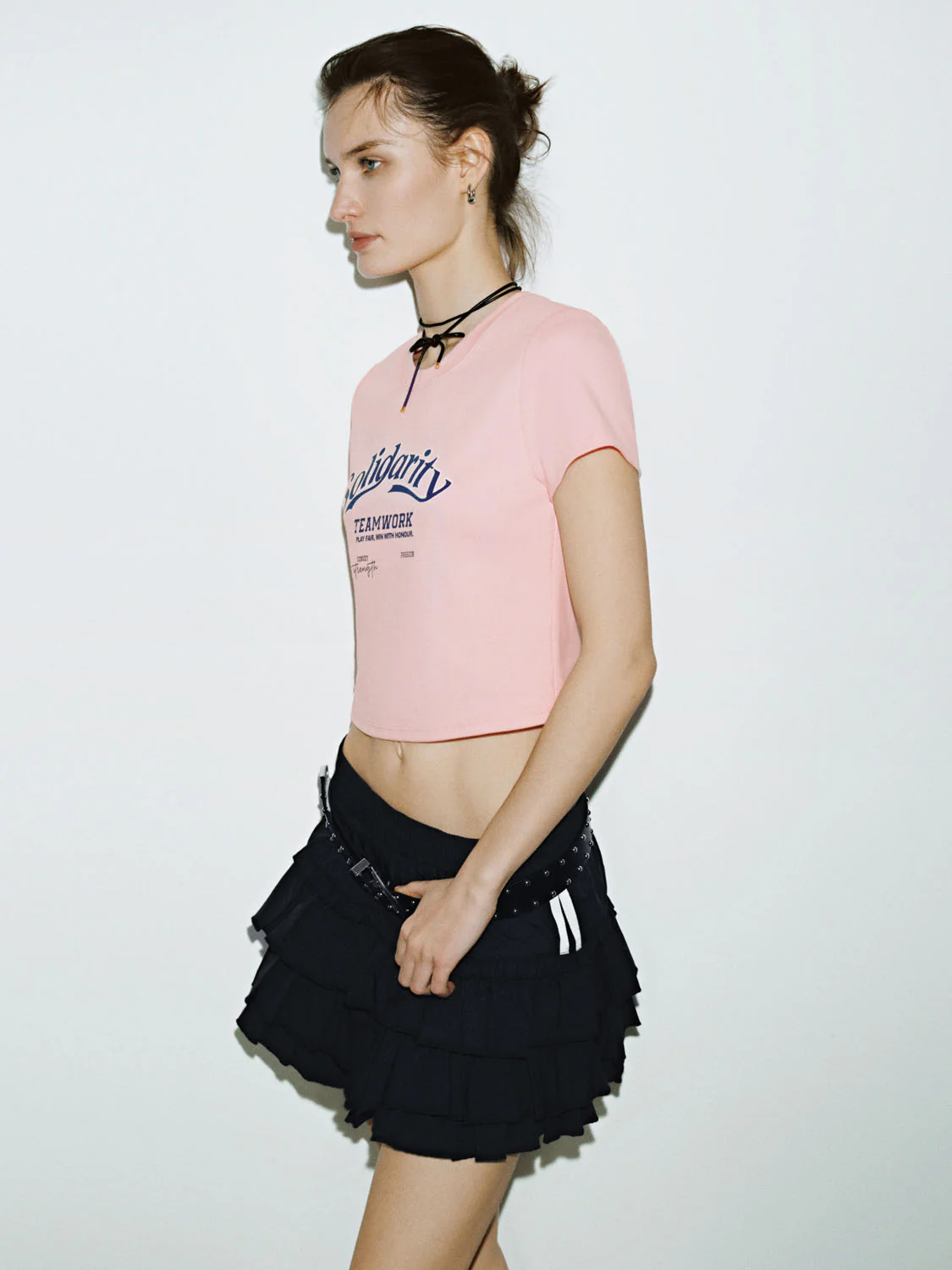 Skinny Short Sleeve T-Shirts - Image 2