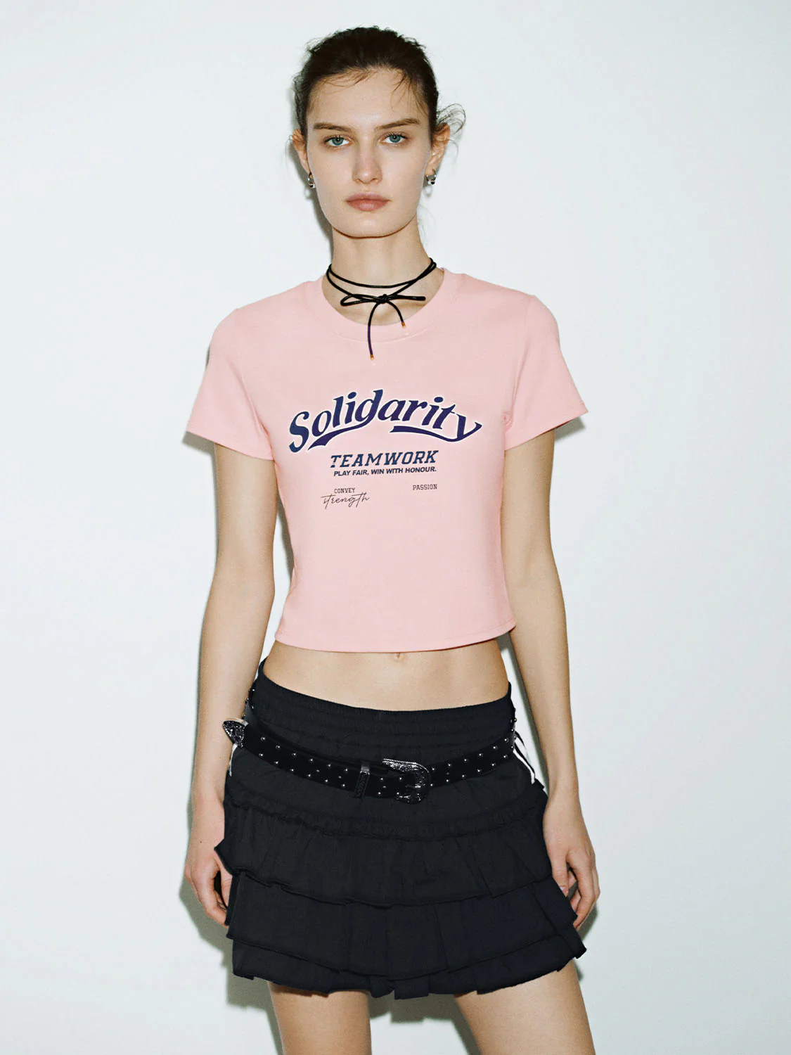 Skinny Short Sleeve T-Shirts - Image 7