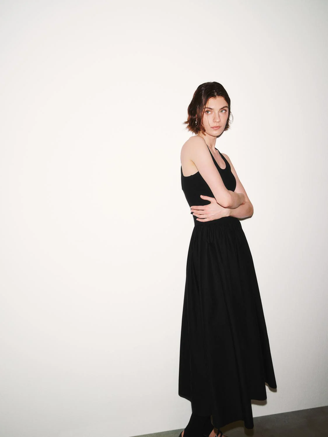 Sleeveless A-Line Midi Dresses - Image 2