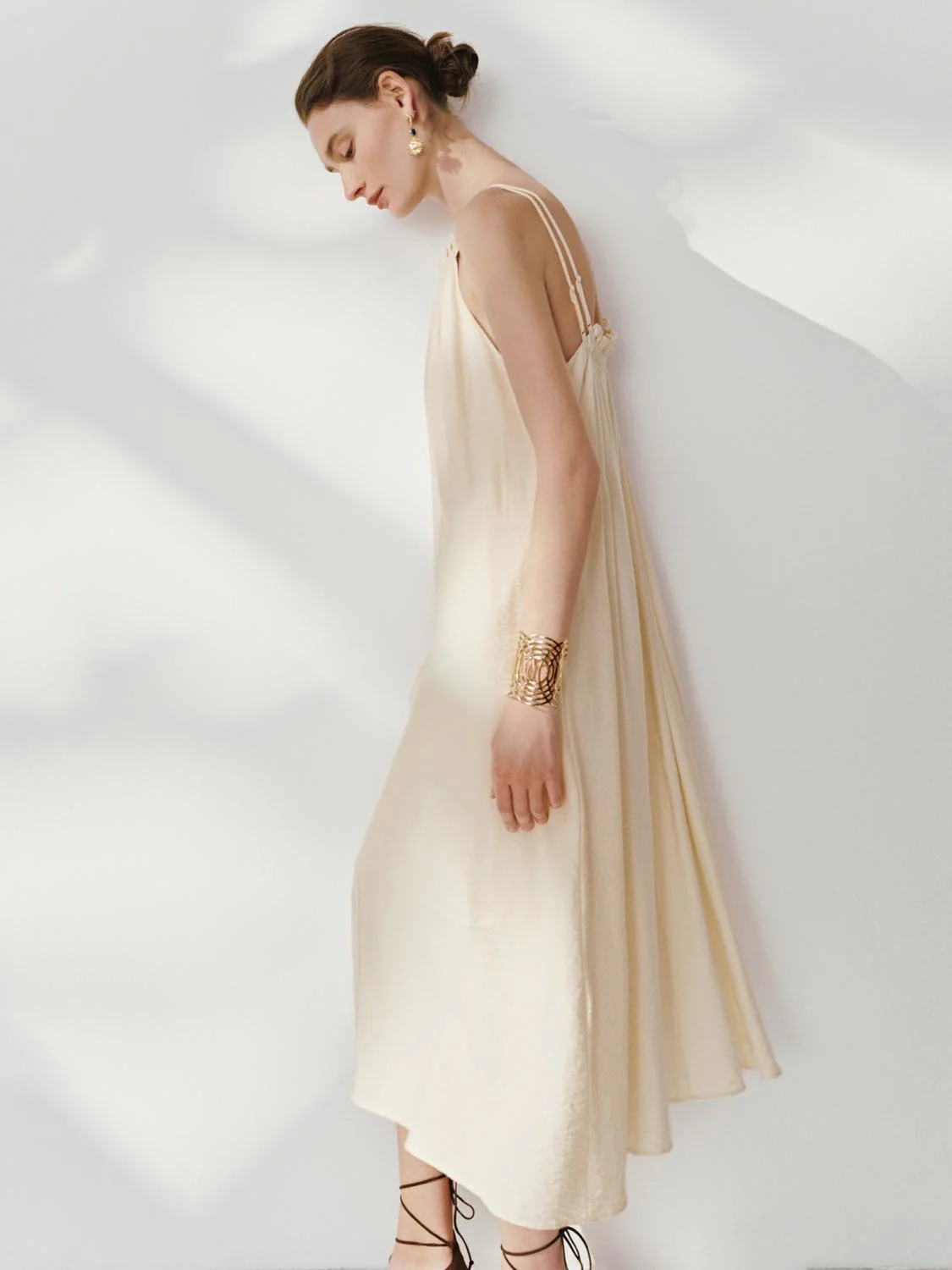 Sleeveless Halter Neck Maxi Dresses - Image 2