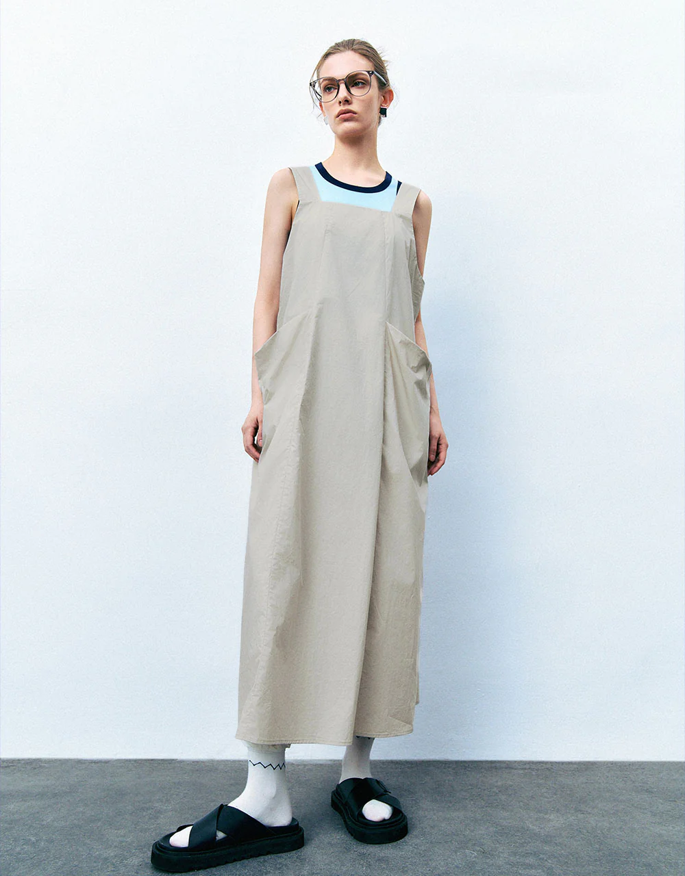 Sleeveless Straight A-Line Dress - Image 18