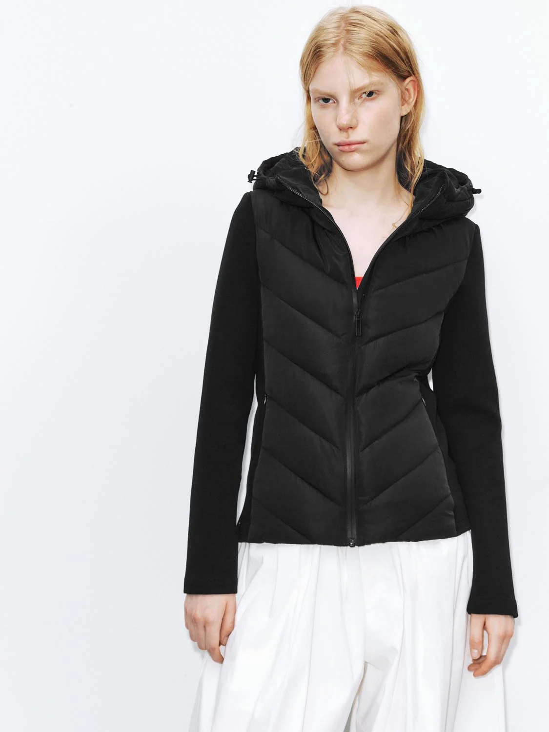 Slim Fit Hooded Padded Jackets - Image 2