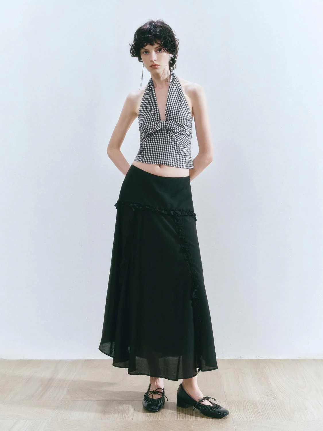 Slip Ruffle Maxi Skirts - Image 14