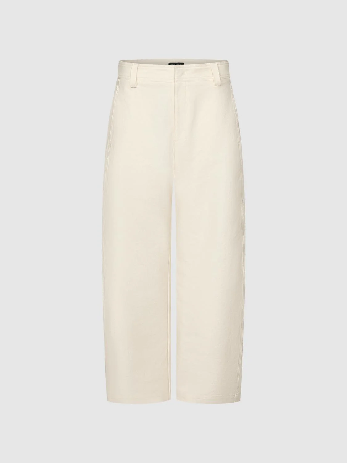 Solid Barrel Leg Pants - Image 10