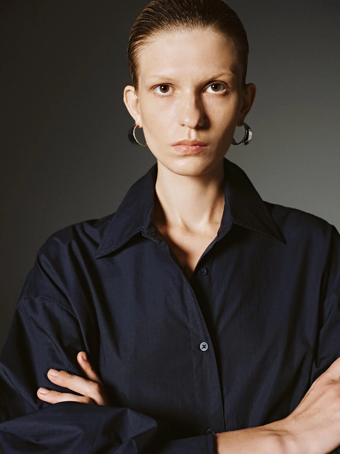 Solid Button Up Shirts - Image 3