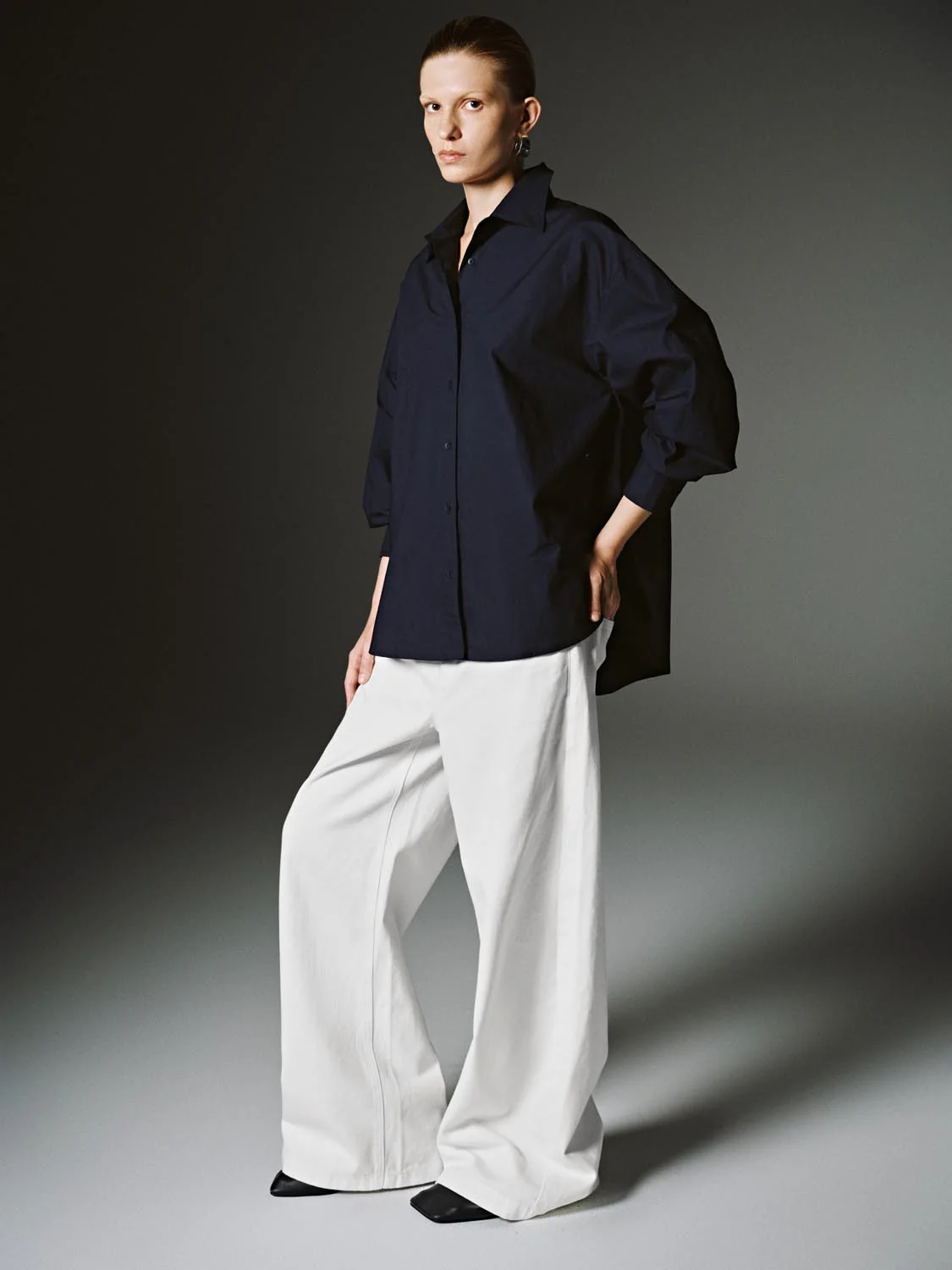 Solid Button Up Shirts - Image 4