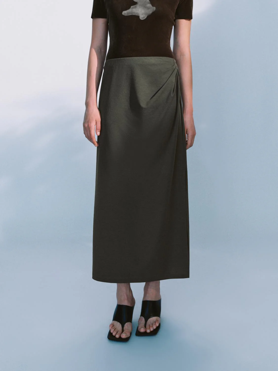 Split Hem Straight Maxi Skirts - Image 10
