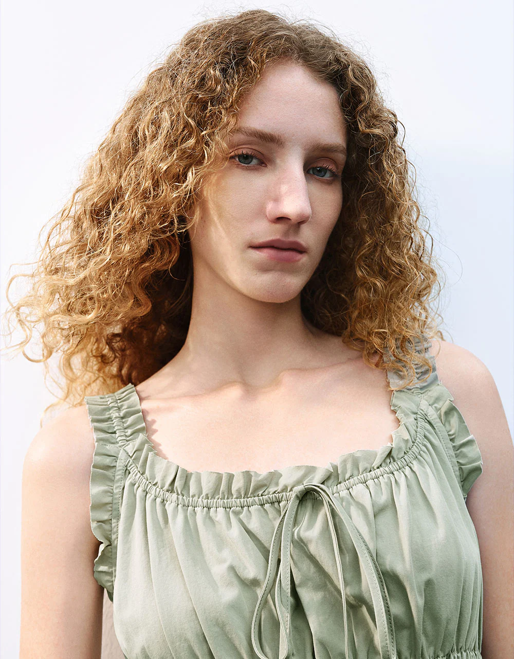 Square-cut Collar A-Line Dress - Image 11