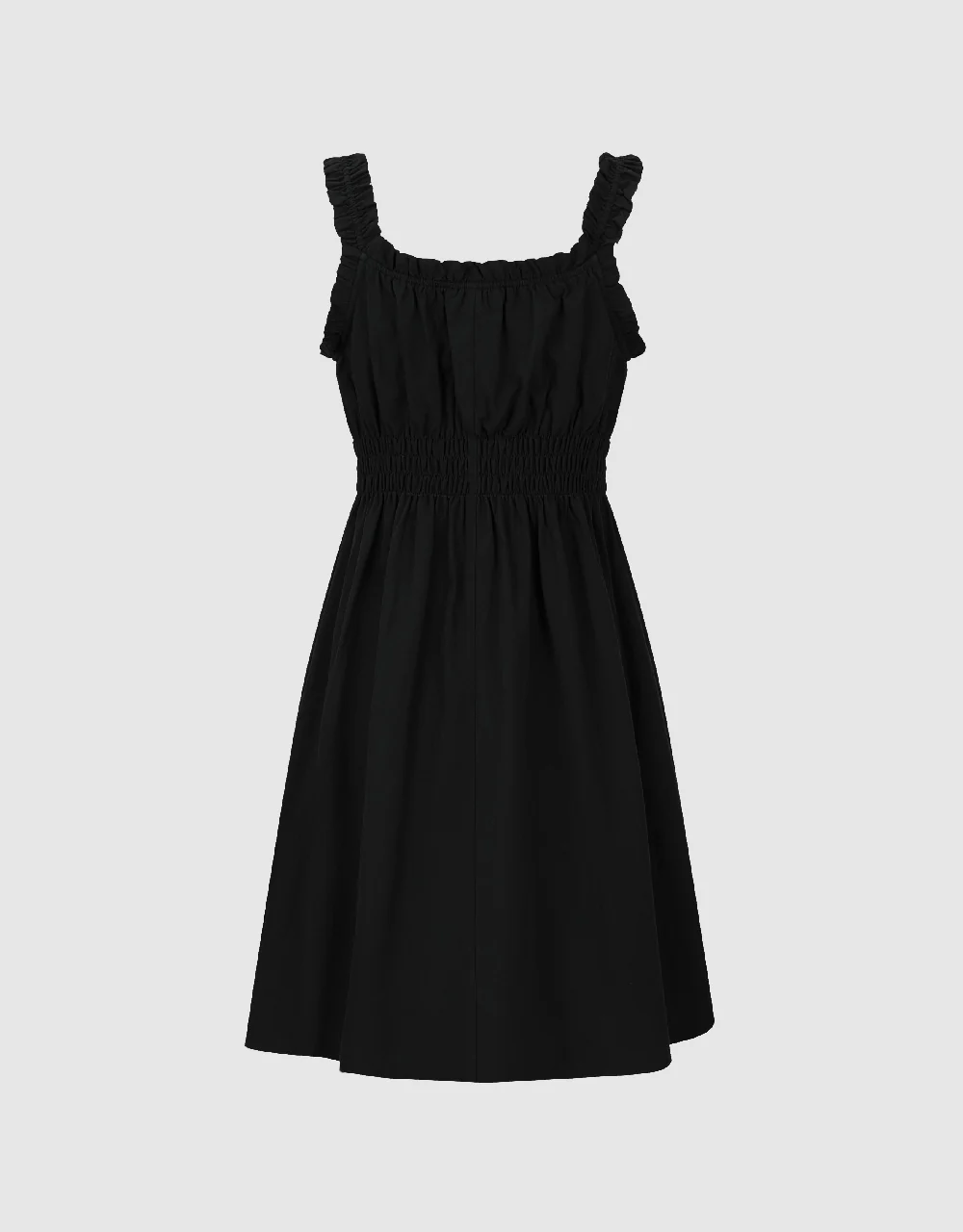 Square-cut Collar A-Line Dress - Image 5