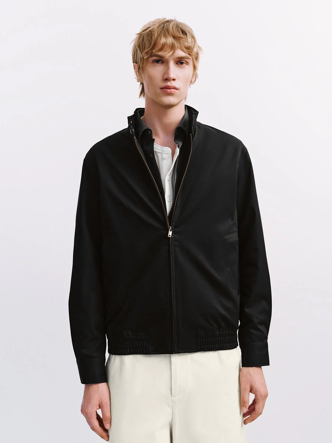 Stand Collar Full Zip Jackets - Image 18