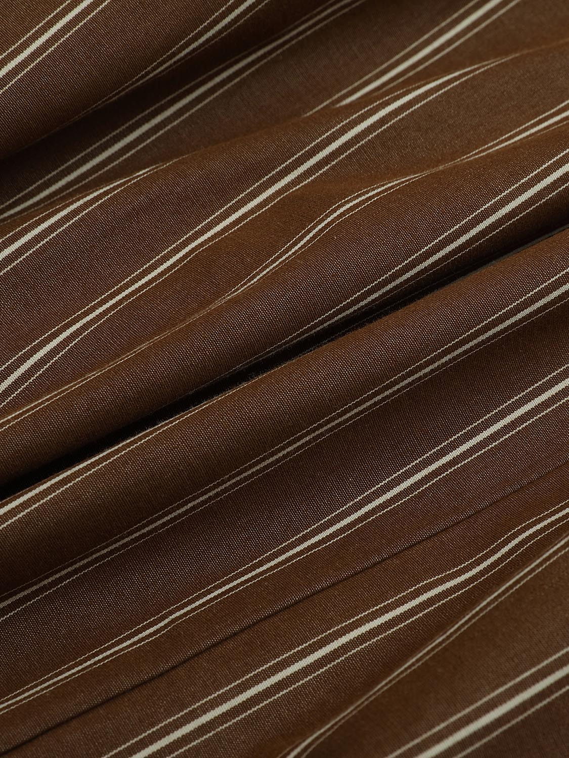 Striped Contrast Tie-Front Overhead Shirts - Image 8