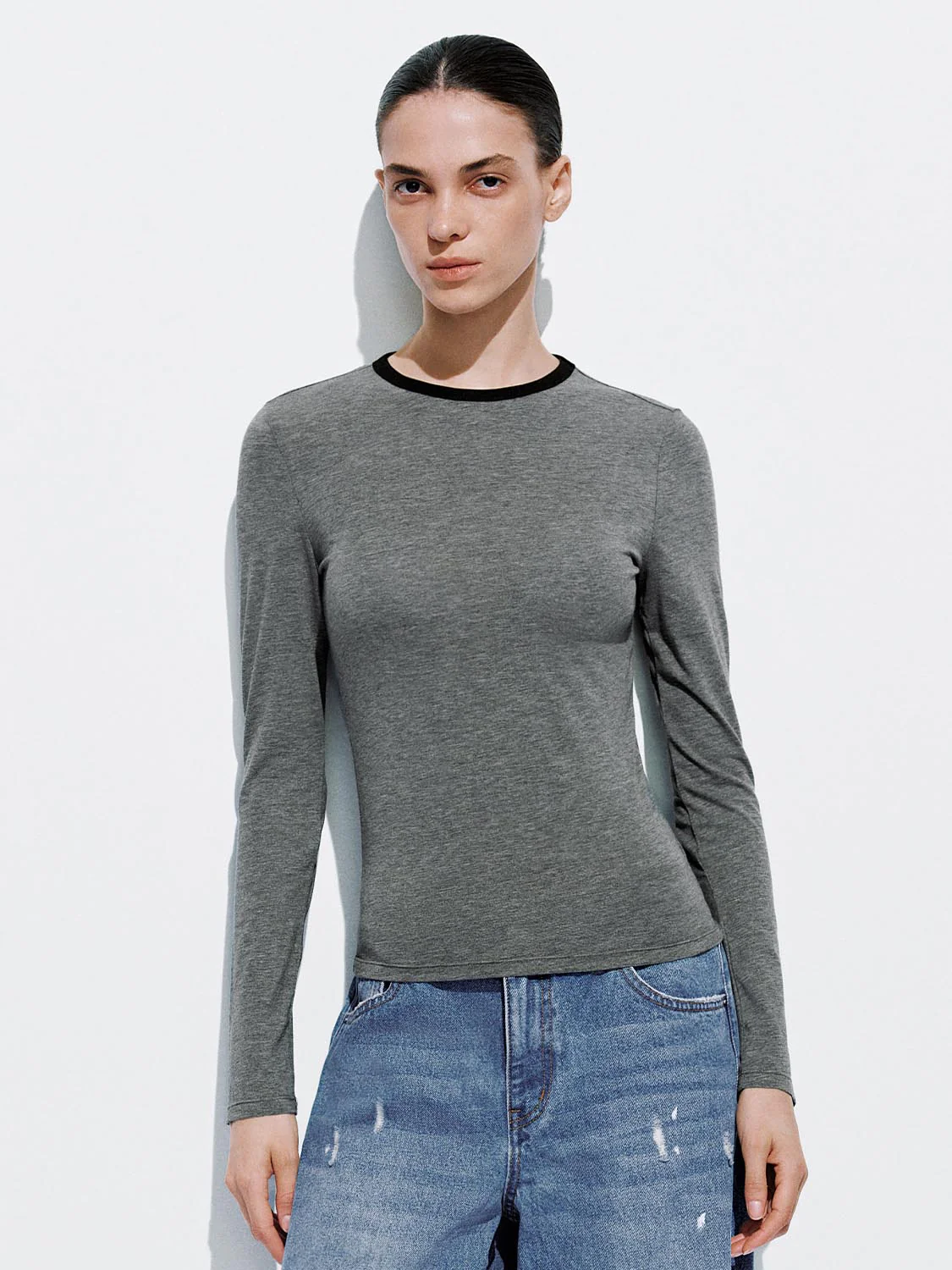 Striped Flare Long Sleeve T-Shirts - Image 26