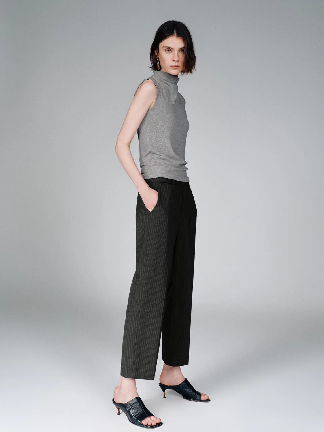 Striped Straight Leg Pants - Image 6