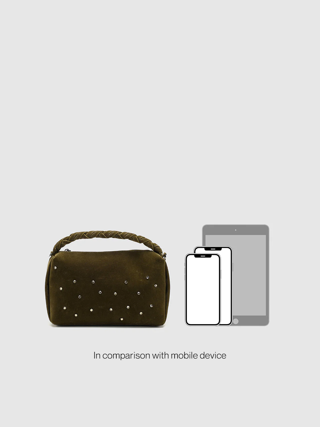 Studded Handle Shoulder Bags - Image 7