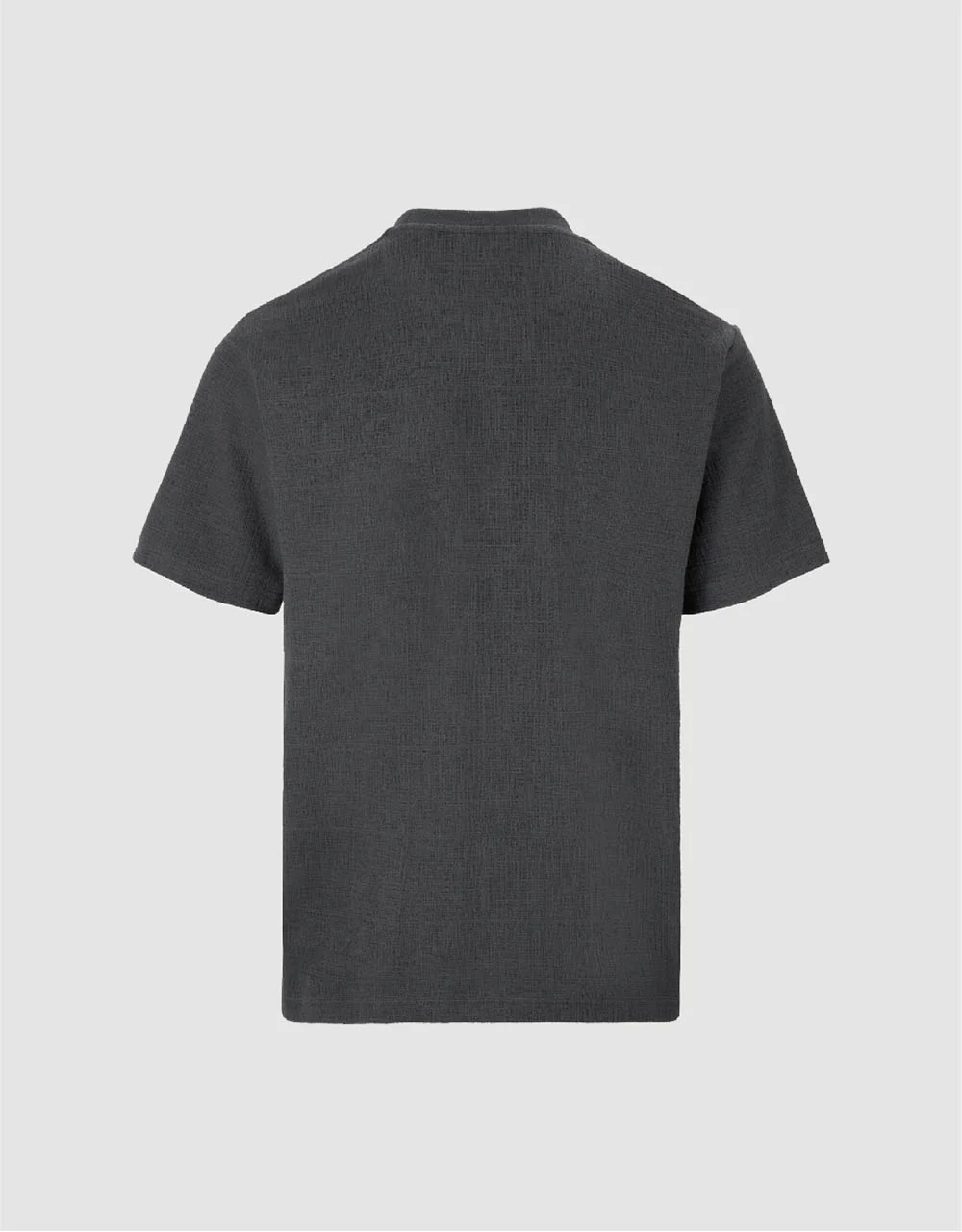 Textured Crew Neck Knitted T-Shirt - Image 22