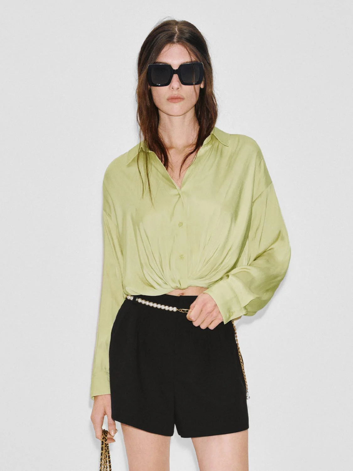 Twist Detail Overhead Shirts - Image 17