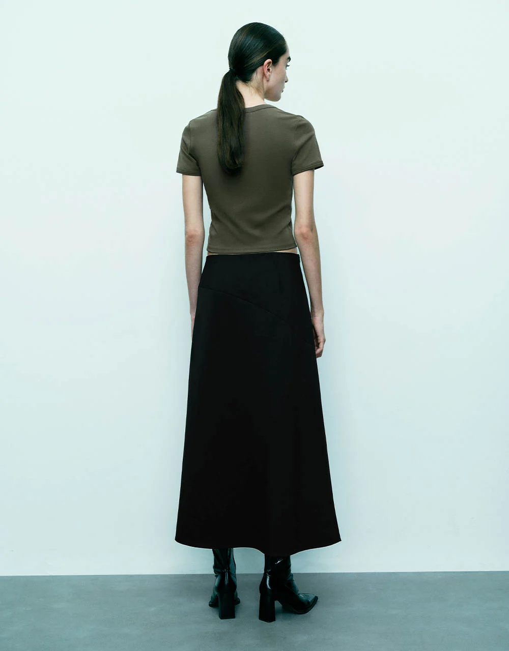 U Neck Knitted Skinny T-Shirt - Image 14