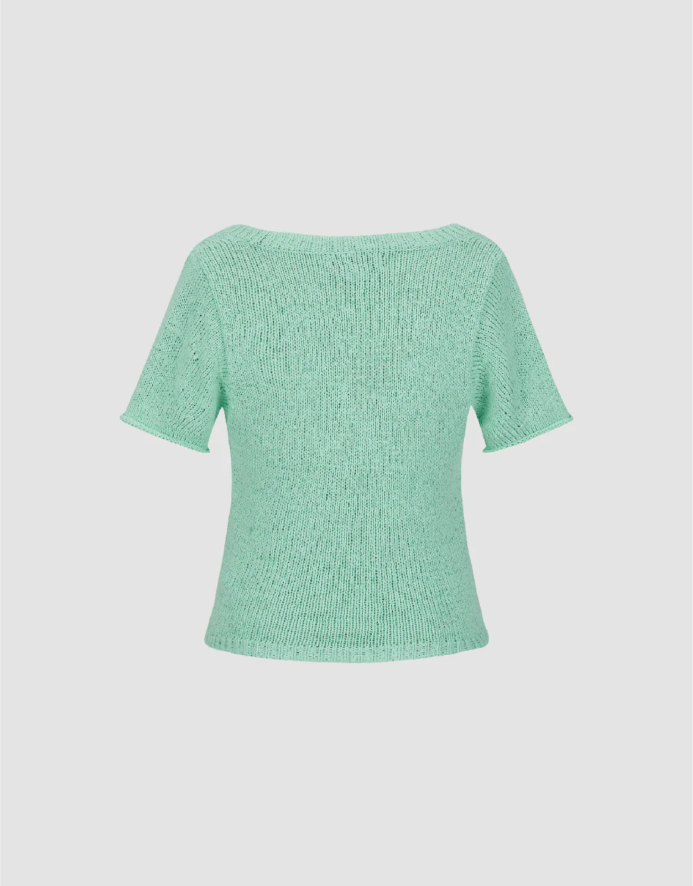 U Neck Knitted T-Shirt - Image 21