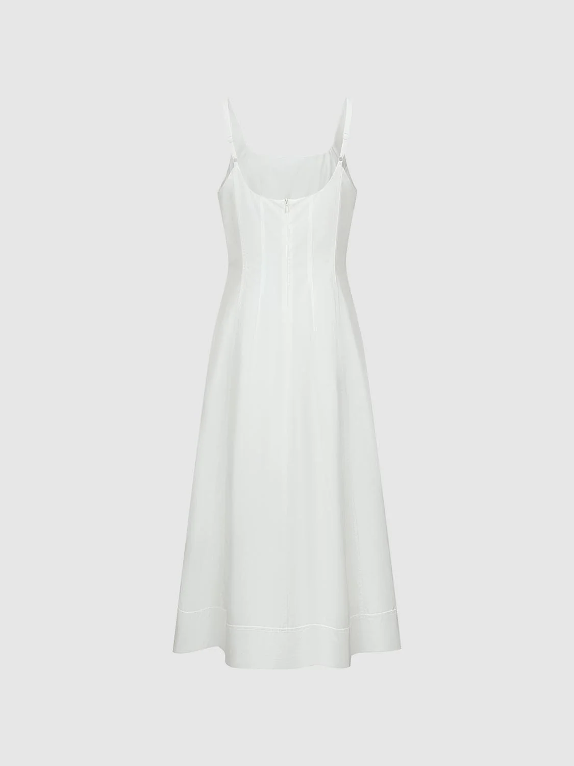 U-Neck Sleeveless Midi Dresses - Image 2