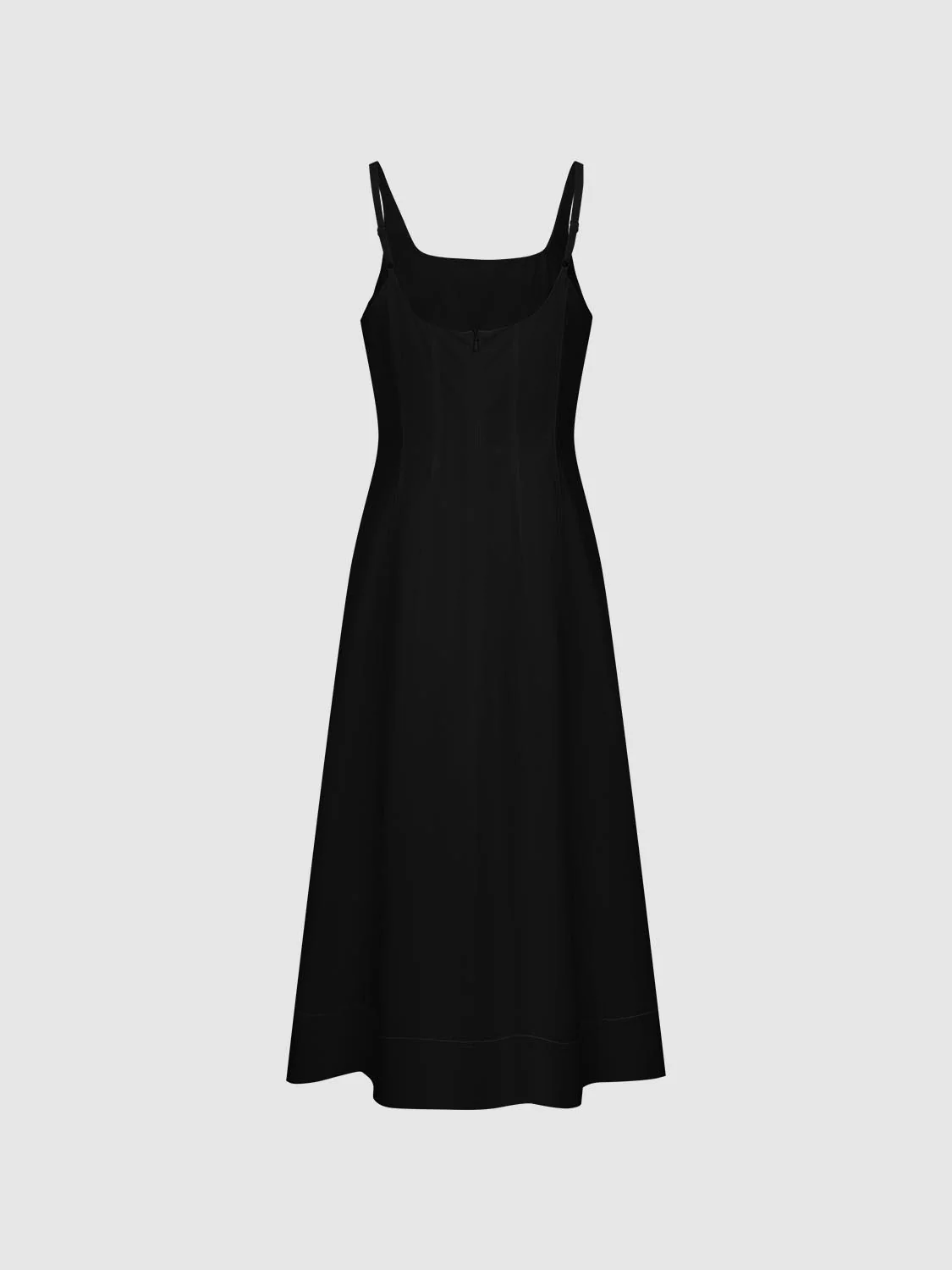 U-Neck Sleeveless Midi Dresses - Image 5