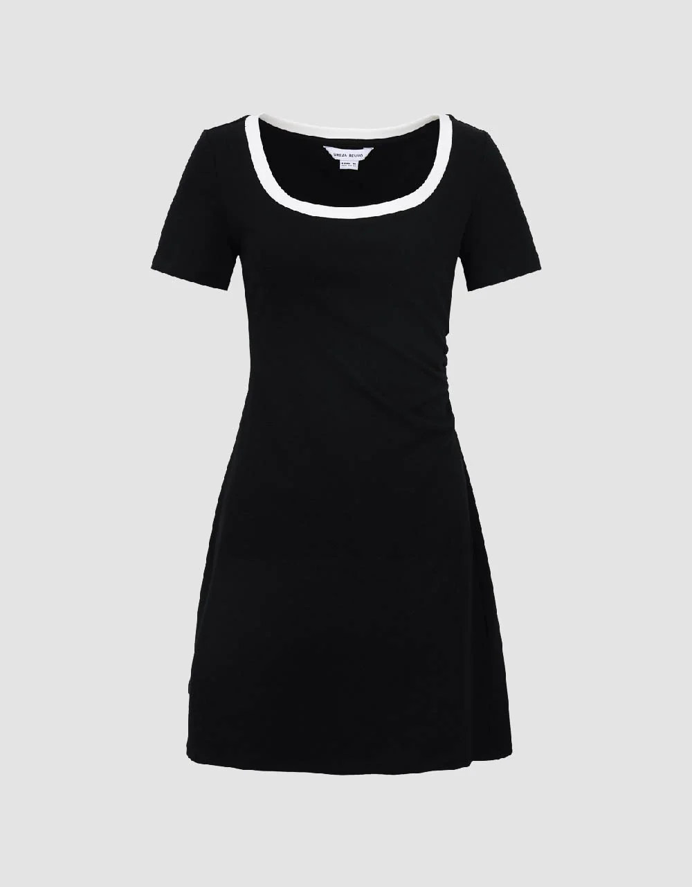 U Neck Straight Dress - Image 20