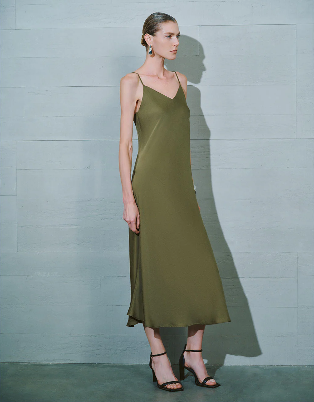V-Neck A-Line Cami Dress - Image 8