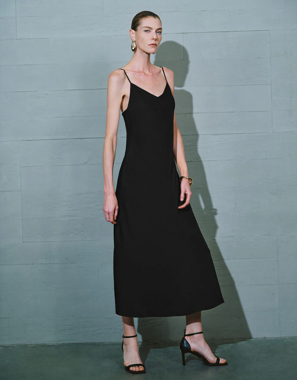 V-Neck A-Line Cami Dress - Image 9