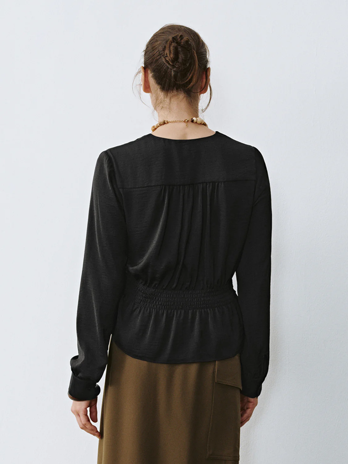 V-Neck Skater Blouse - Image 8