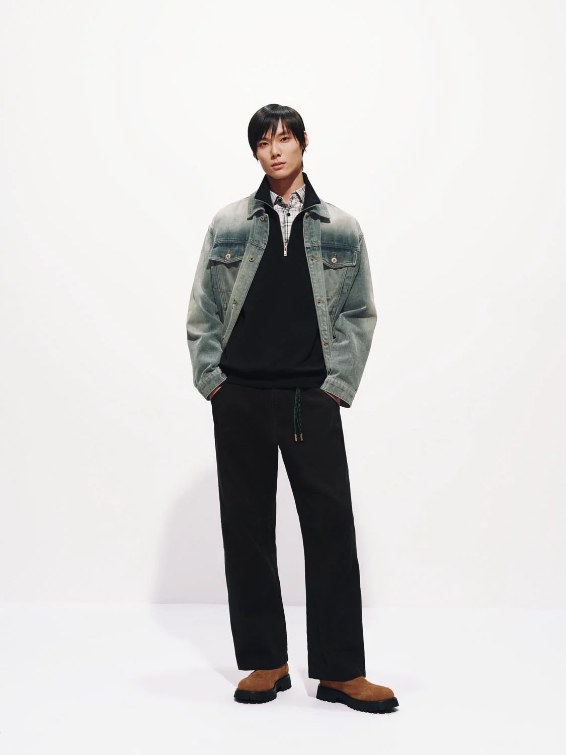 Washed Denim Truck Jackets - Image 4