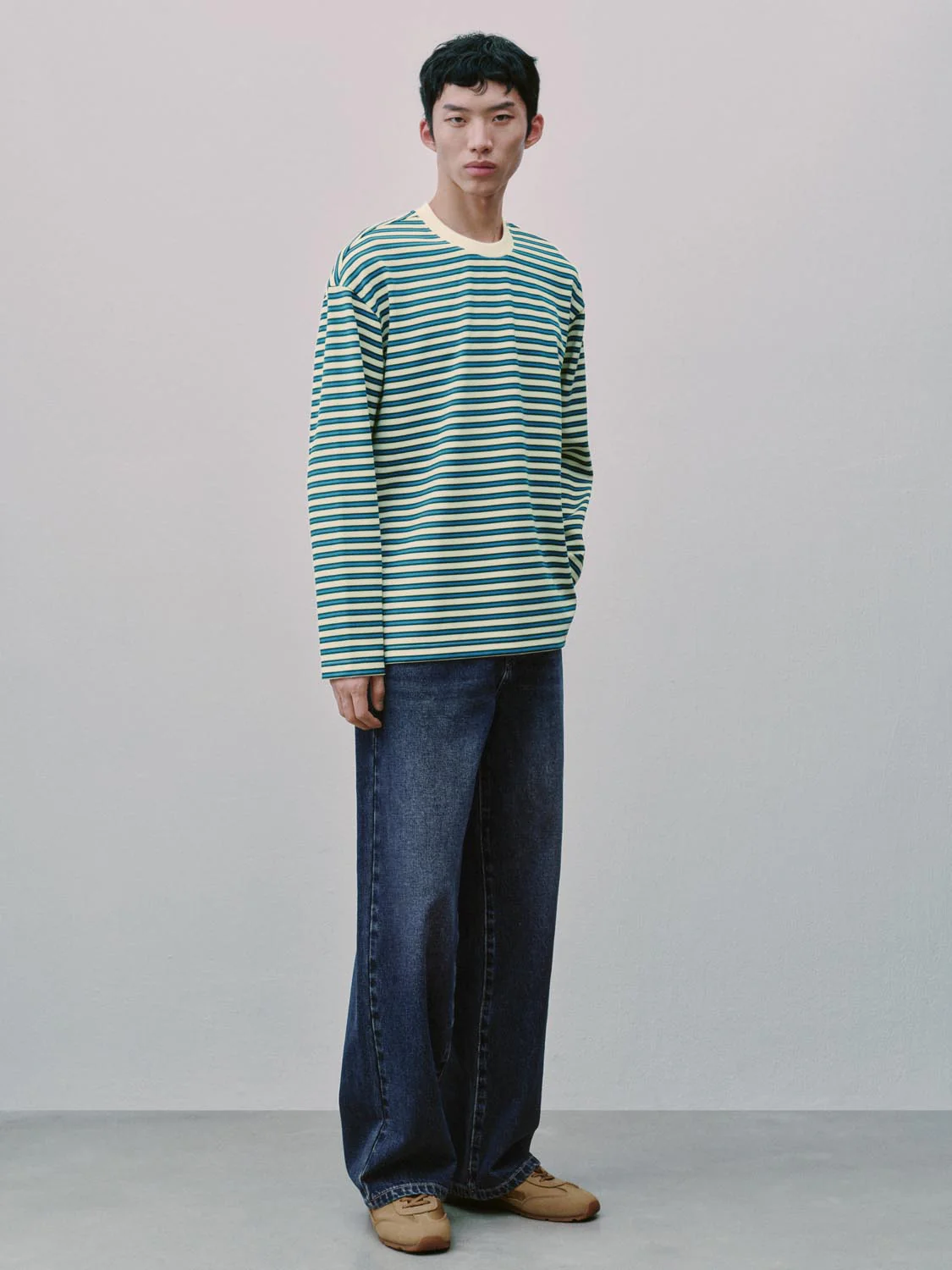 Washed Straight Leg Jeans - Image 4