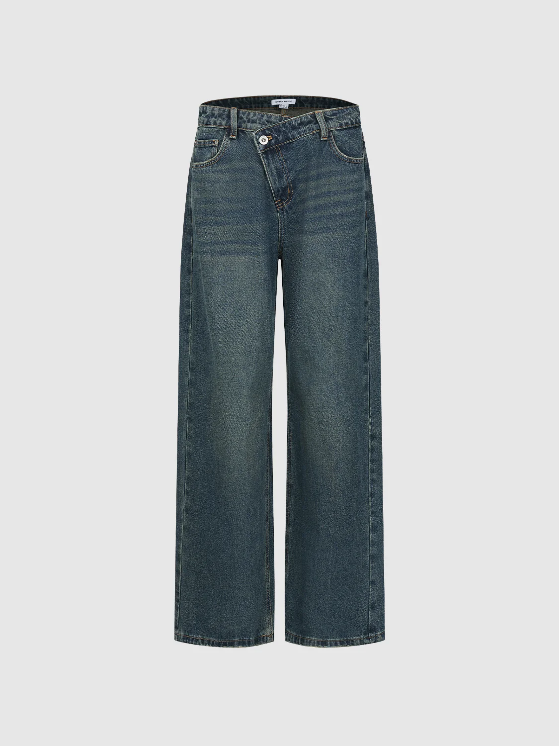 Washed Wide Leg Jeans
