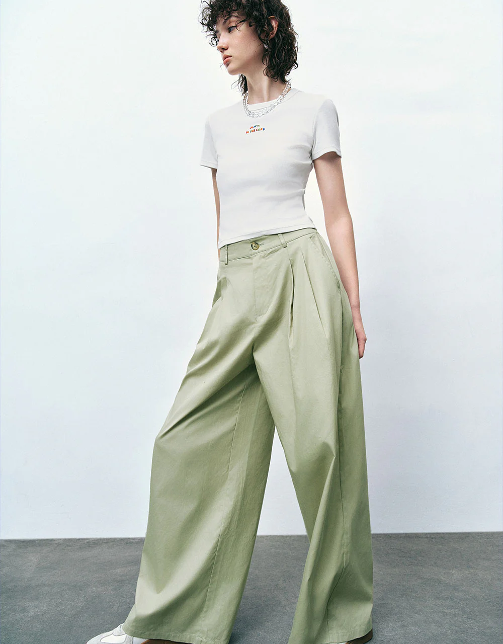 Wide-Leg Loose Pants - Image 15