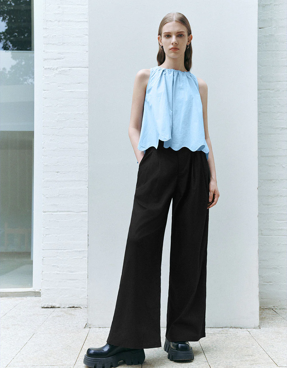 Wide-Leg Loose Pants - Image 3