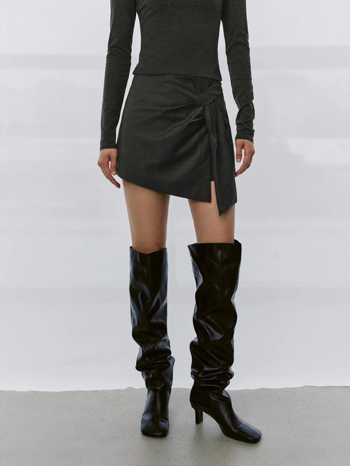 Wrap Mini Skirts - Image 4